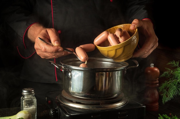 Kadr z kuchni, gotowanie